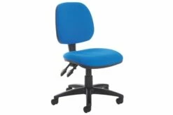 Point Medium Back Fabric Operator Chair No Arms