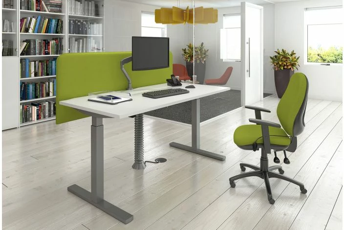 Desktop Screens For Single Sit & Stand Desks - Image 2