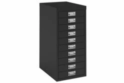 All Black Bisley Soho 10 Drawer Multidrawers