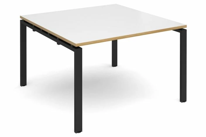 Prime Square Boardroom Table (Black Legs) - Image 2