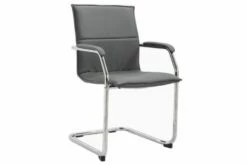 Belle Stacking Cantilever Chair (Grey)
