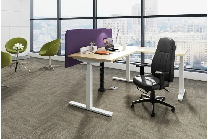 Ascend Deluxe Sit & Stand Single Desk With Return - Image 7