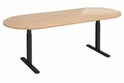 Ascend Radial End Boardroom Table