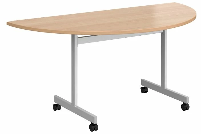 Foxham Semi Circular Flip Top Meeting Mobile Tables