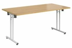 All Oak Rectangular Folding Table