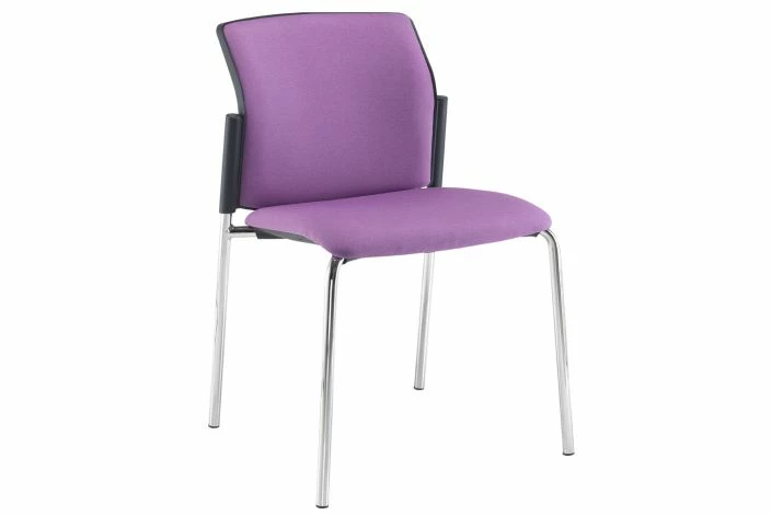 Yarra Fabric Stacking Chair No Arms