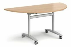 Carousel Semi Circular Flip Top Meeting Mobile Tables