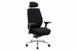 Alicanto 24 Hour High Back Fabric Operator Chair With Headrest