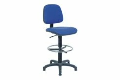 Ergo Deluxe Medium Back Fabric Draughtsman Chair
