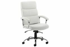Crave High Back White Bonded Leather Executive Chair