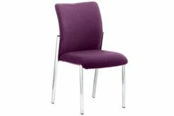 Guild Stacking Side Chair With Fabric Seat And Back