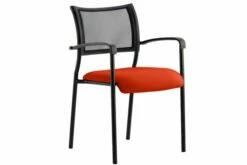 Tokyo Stacking Conference Armchair (Black Frame)