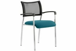 Tokyo Stacking Conference Armchair (Chrome Frame)