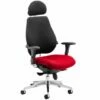 Praktikos Ultimate Fabric 24 Hour Operator Chair With High Black Back
