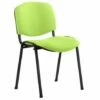 ISO Black Frame Stacking Conference Chair (Myrrh Green)
