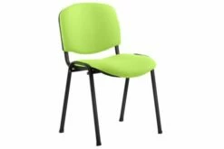 ISO Black Frame Stacking Conference Chair (Myrrh Green)