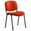 ISO Black Frame Stacking Conference Chair (Tabasco Red)