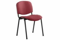 ISO Black Frame Stacking Conference Chair (Ginseng Chilli)