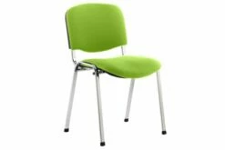 ISO Chrome Frame Stacking Conference Chair (Myrrh Green)