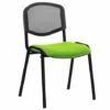 ISO Black Frame Mesh Back Stacking Conference Chair (Myrrh Green)