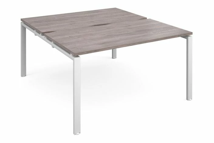 Prime Back To Back Starter Bench Desk (White Legs) - Image 3