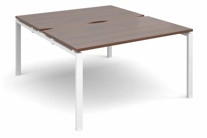 Prime Back To Back Starter Bench Desk (White Legs) - Image 5