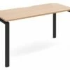 Prime Starter Narrow Bench Desk (Black Legs)