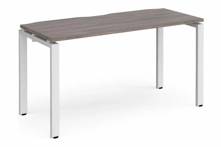 Prime Starter Narrow Bench Desk (White Legs) - Image 2