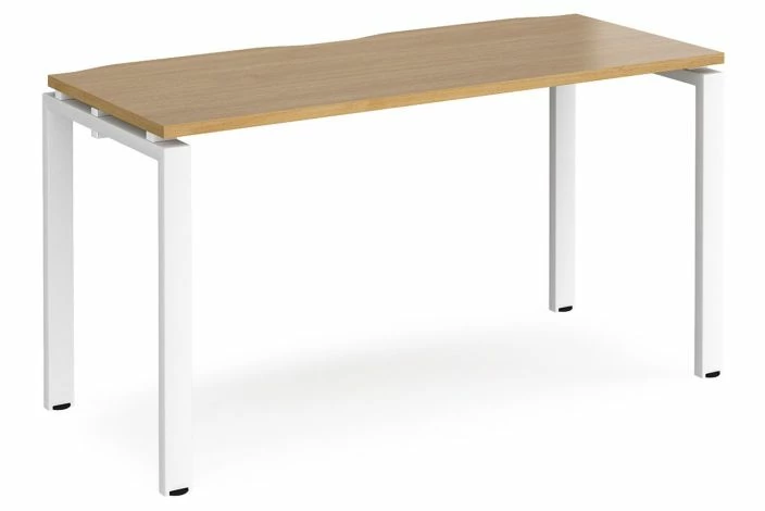 Prime Starter Narrow Bench Desk (White Legs) - Image 3