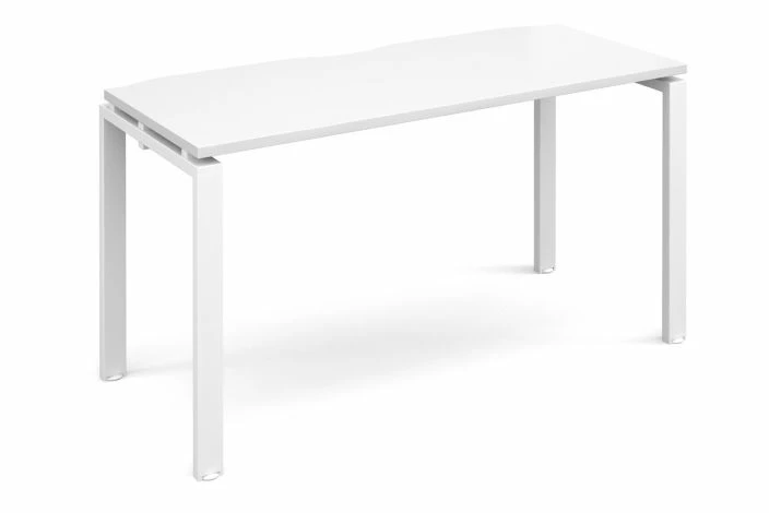 Prime Starter Narrow Bench Desk (White Legs) - Image 5