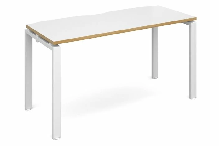 Prime Starter Narrow Bench Desk (White Legs) - Image 6