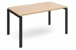 Prime Single Bench Desk (Black Legs)
