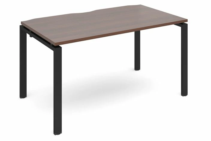 Prime Single Bench Desk (Black Legs) - Image 4