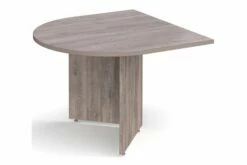 All Grey Oak D End Extension Table