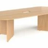 Arrowhead Power Ready Radial End Boardroom Table
