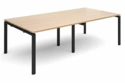 Prime Rectangular Boardroom Table (Black Legs)