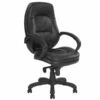 Southport Leather Effect Executive Chair (Black)
