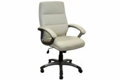 Telford Cream Polyurethane Executive Chair