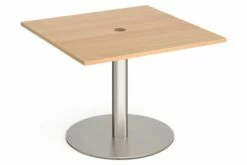 Gerber Power Ready Square Meeting Table