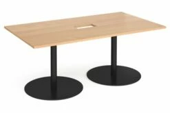 Tasso Power Ready Rectangular Boardroom Table