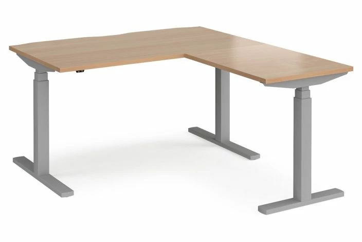 Ascend Deluxe Sit & Stand Single Desk With Return - Image 2