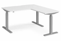 Ascend Deluxe Sit & Stand Single Desk With Return