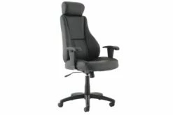 Pilas High Back Leather Executive Chair With Headrest