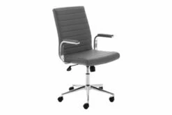Wexford Executive Bonded Leather Chair (Grey)