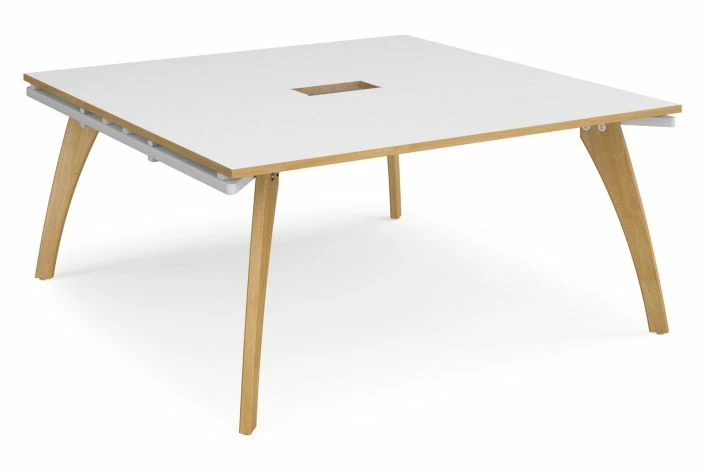 Distill Power Ready Square Boardroom Table