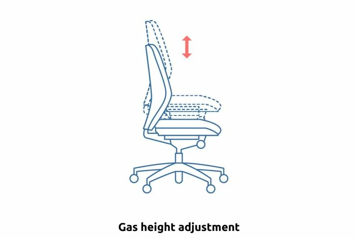 Galvin Bonded Leather Executive Chair (Grey) - Image 2