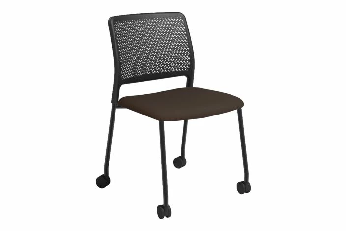 Grafton Mobile Stacking Chair With Seat Pad