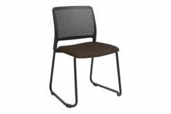 Grafton Stacking Sled Base Chair With Seat Pad
