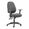 Haze 3 Lever High Back Fabric Operator Chair With Adjustable Arms