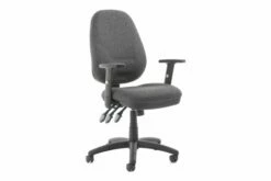 Haze 3 Lever High Back Fabric Operator Chair With Adjustable Arms